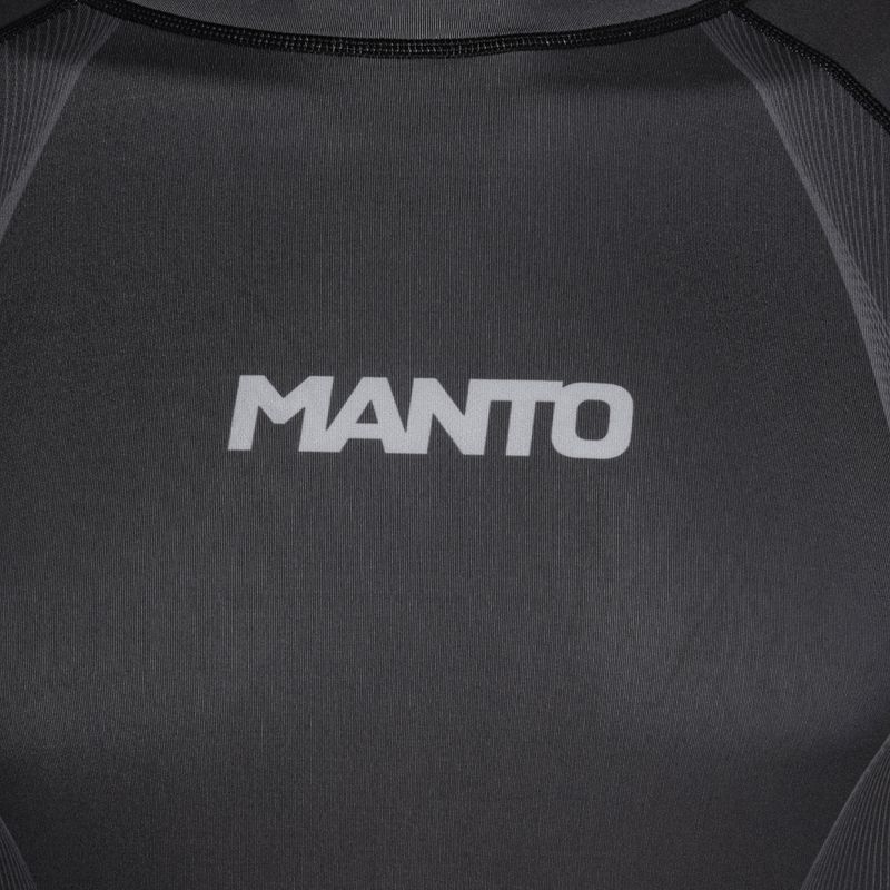 MANTO FLOW pánsky Rashguard s dlhým rukávom black 3