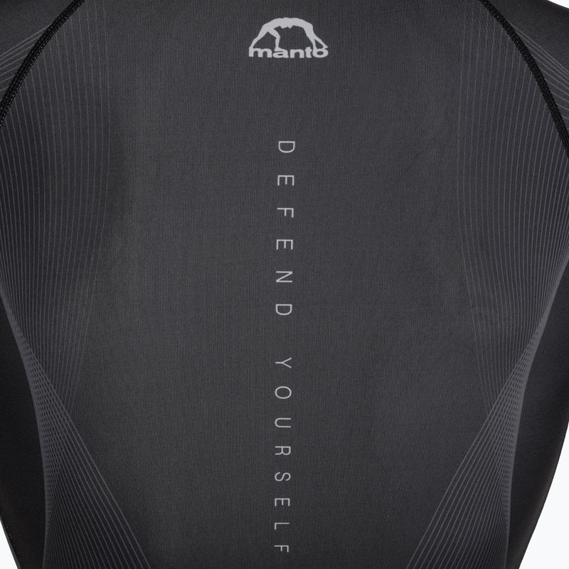 MANTO FLOW pánsky Rashguard s dlhým rukávom black 4