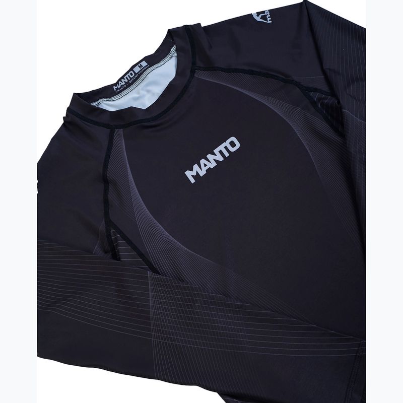MANTO FLOW pánsky Rashguard s dlhým rukávom black 6