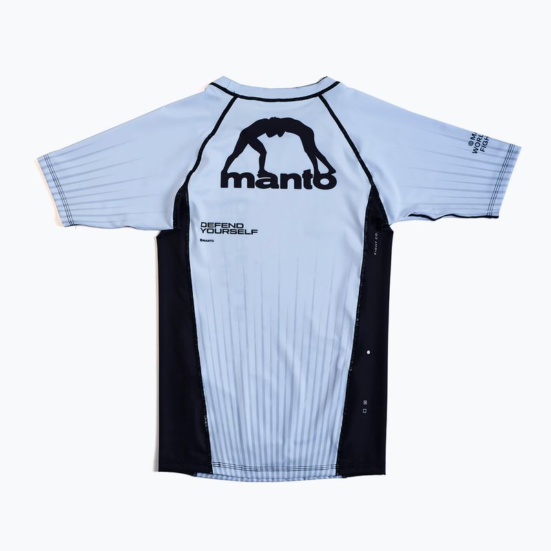 MANTO pánsky Rashguard Ranked white 2
