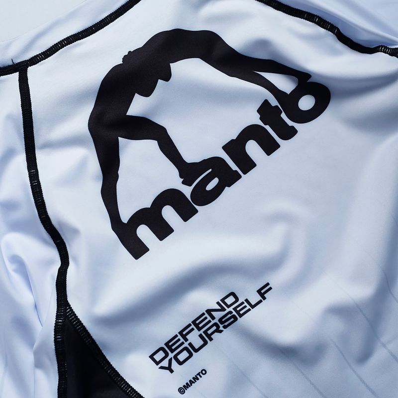 MANTO pánsky Rashguard Ranked white 4