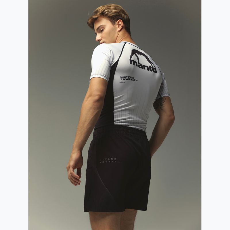 MANTO pánsky Rashguard Ranked white 8