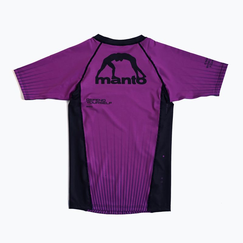 MANTO pánsky Rashguard Ranked purple 2