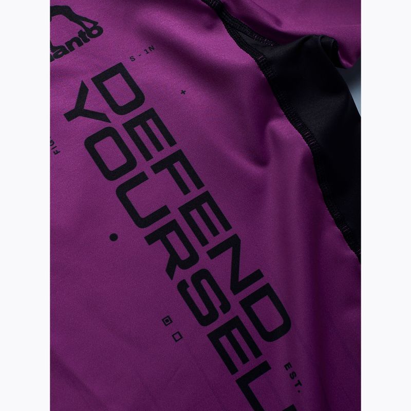 MANTO pánsky Rashguard Ranked purple 3