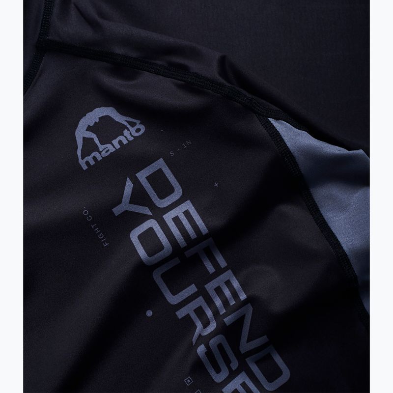 MANTO Pánsky Rashguard  Ranked black 3