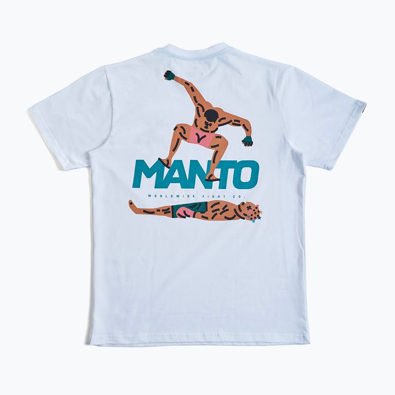 MANTO pánske tričko Stomp white 2