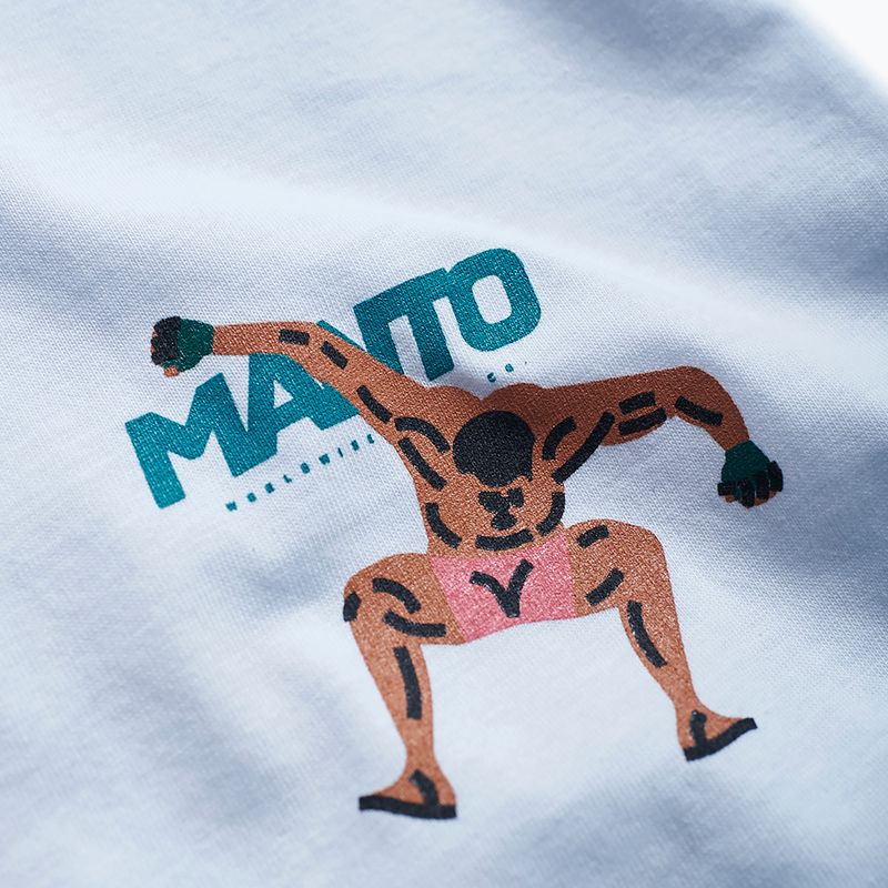 MANTO pánske tričko Stomp white 3