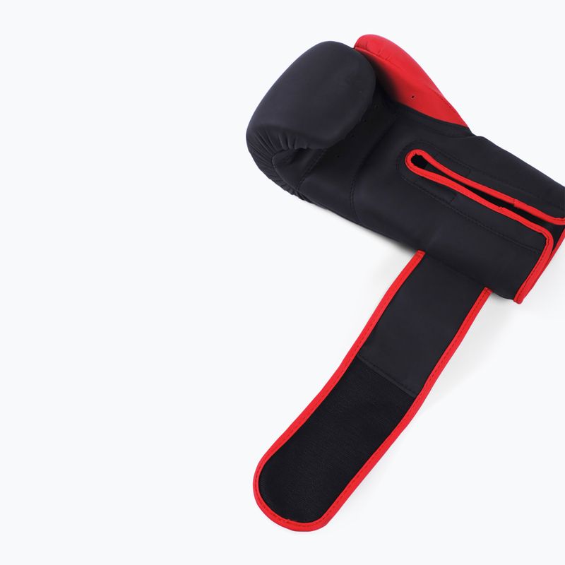 Boxerské rukavice MANTO Essential čierna/červená 4
