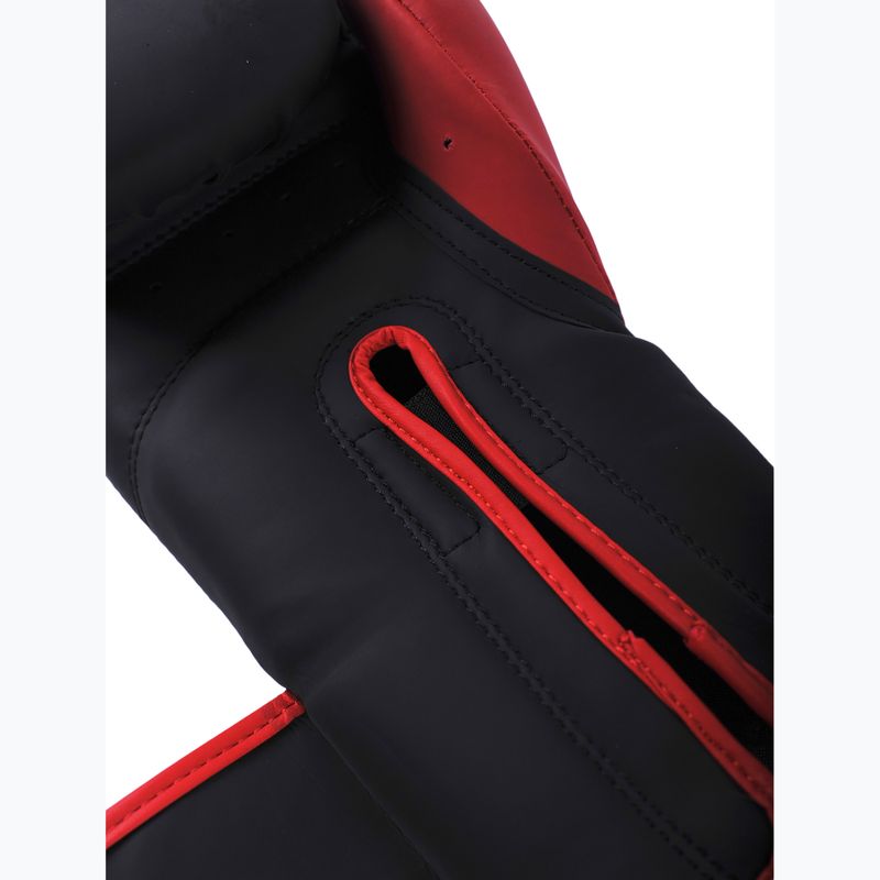 Boxerské rukavice MANTO Essential čierna/červená 5