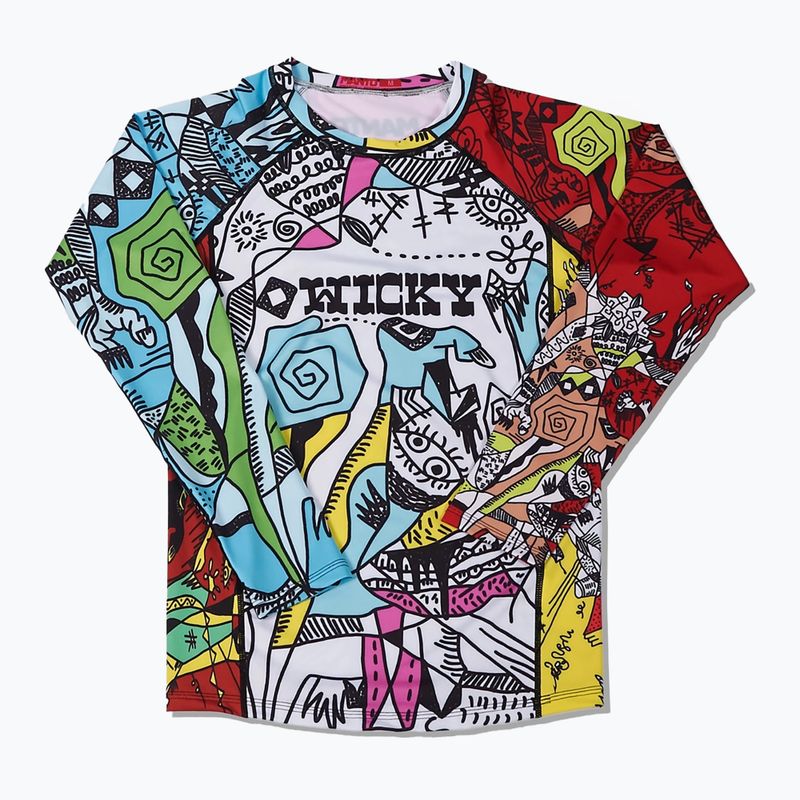 Rashguard  MANTO Wicky s dlhým rukávom multicolour