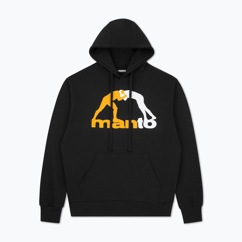 Pánska mikina MANTO Logo Hoody black
