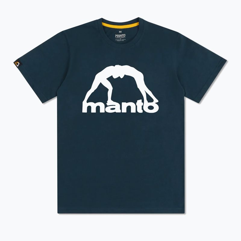 Pánske tričko MANTO Vibe 25 navy blue/white