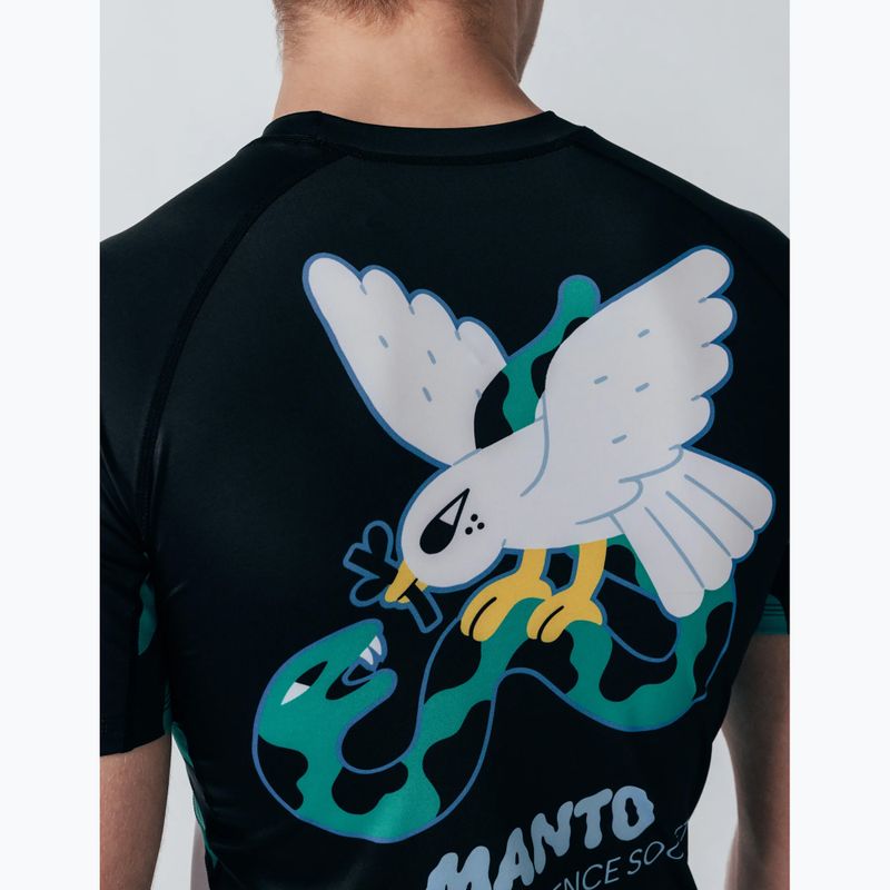 Pánsky rashguard MANTO Dove black 3