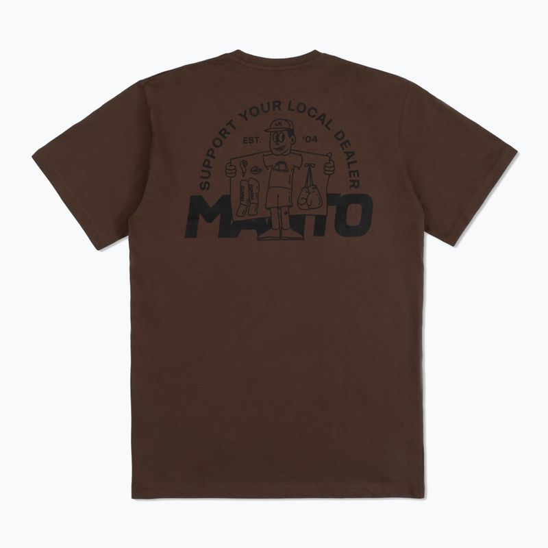 MANTO Dealerské tričko hnedé 2