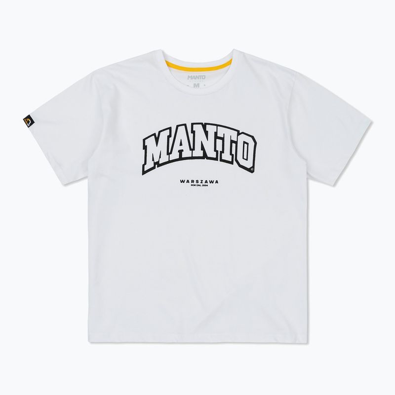 Tričko MANTO Warsaw Oversize biele