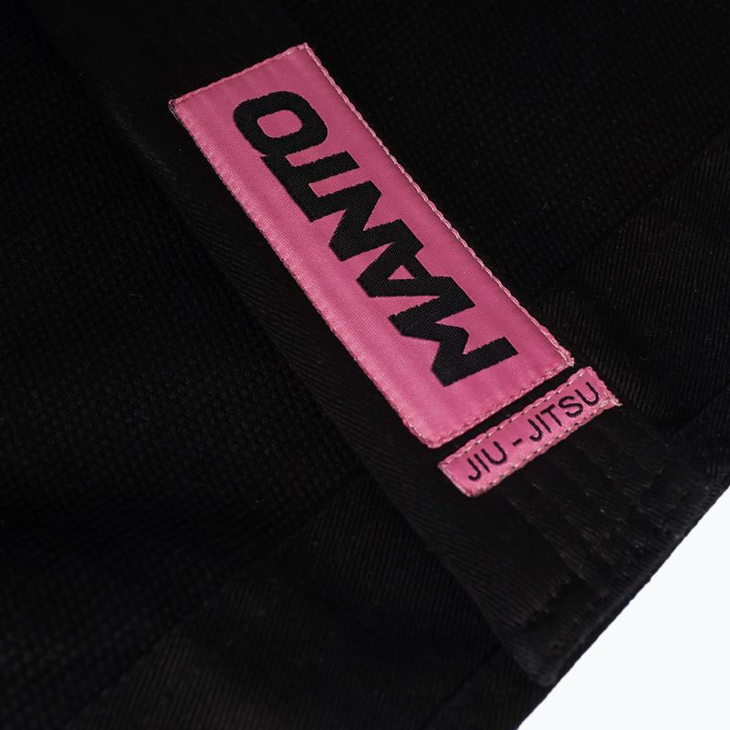 GI pre brazílske jiu-jitsu MANTO Rise 2.0 black/pink 5