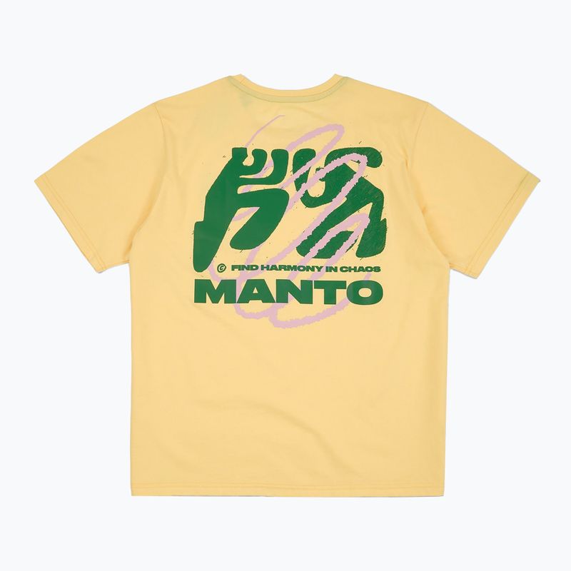 Dámske tričko MANTO Harmony Oversize żółty 2