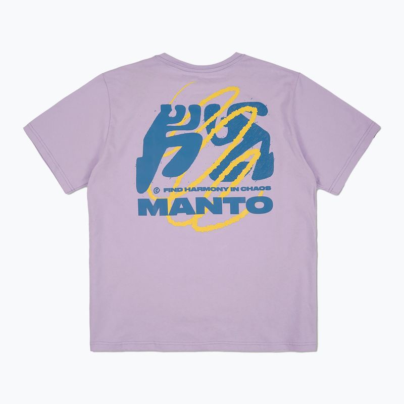 Dámske tričko MANTO Harmony Oversize lilowy 2