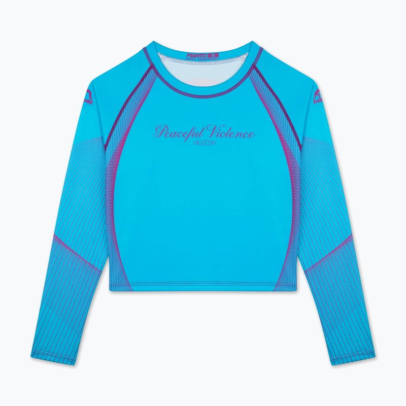 Dámsky rashguard longsleeve MANTO Peaceful Violence blue 3