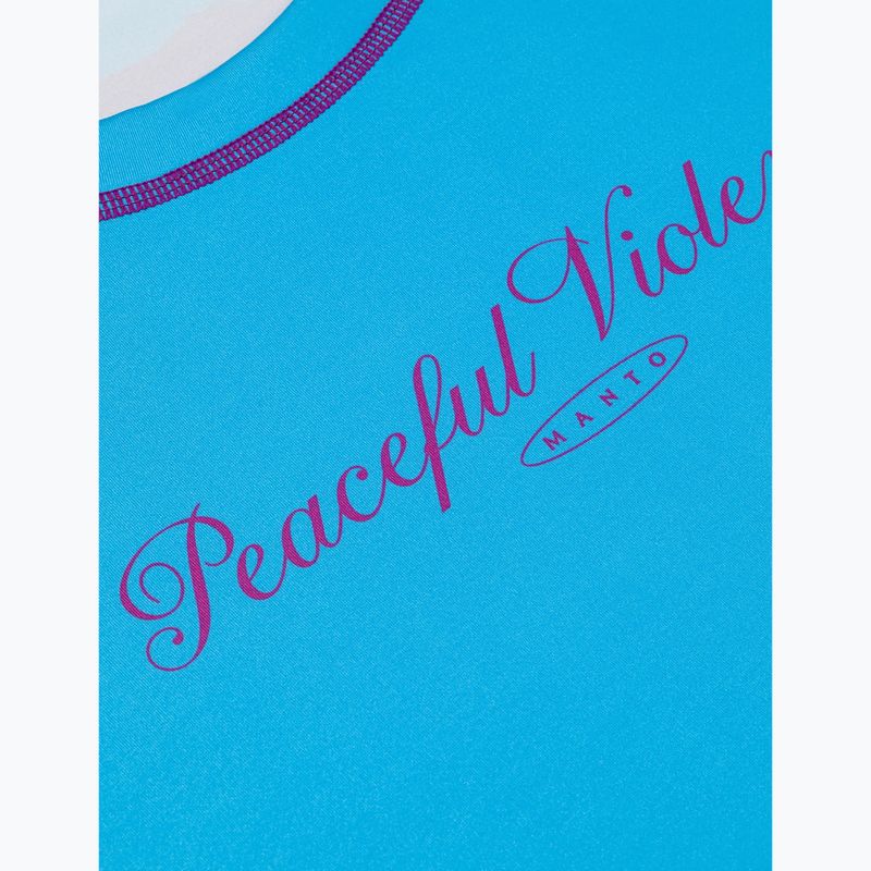 Dámsky rashguard longsleeve MANTO Peaceful Violence blue 5