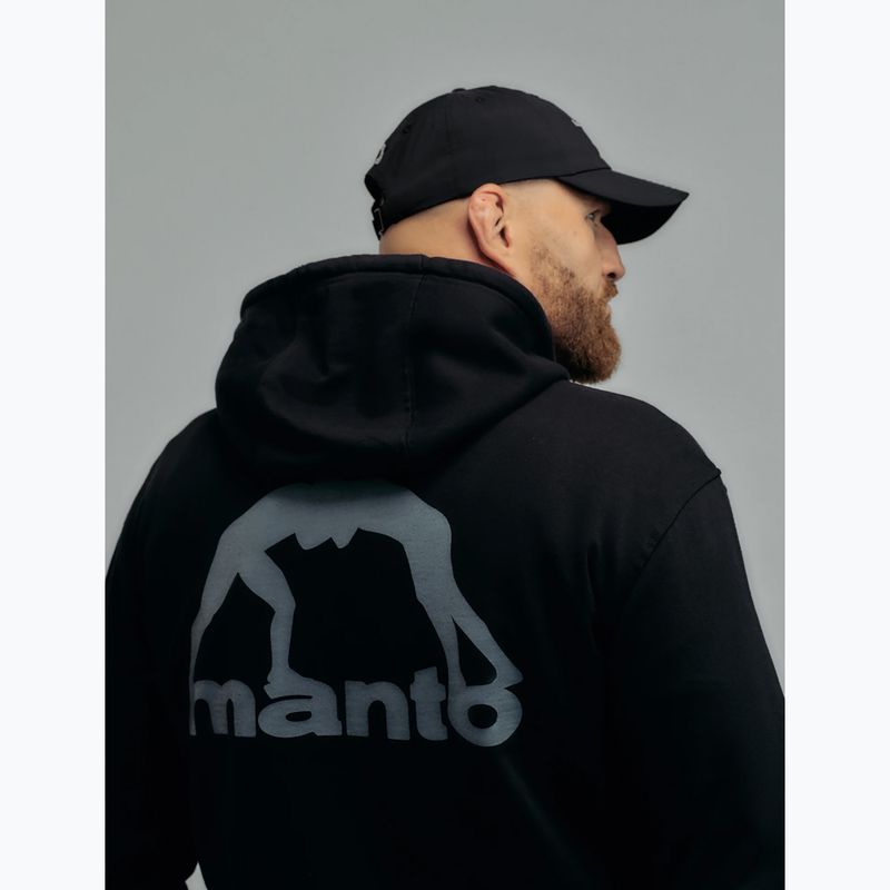 Pánska mikina MANTO Peaceful Violence Hoody čierna 2