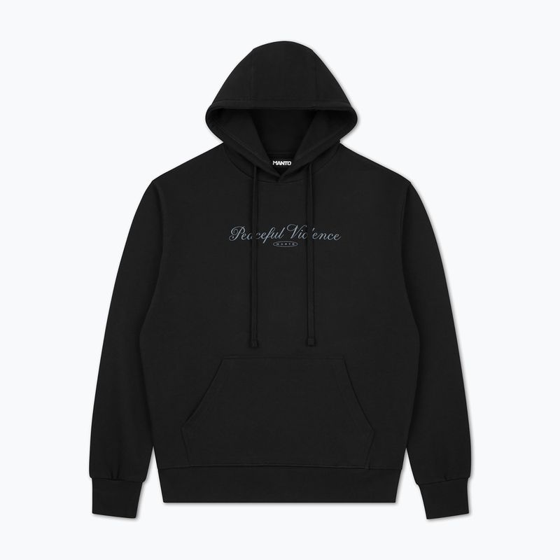 Pánska mikina MANTO Peaceful Violence Hoody black 4