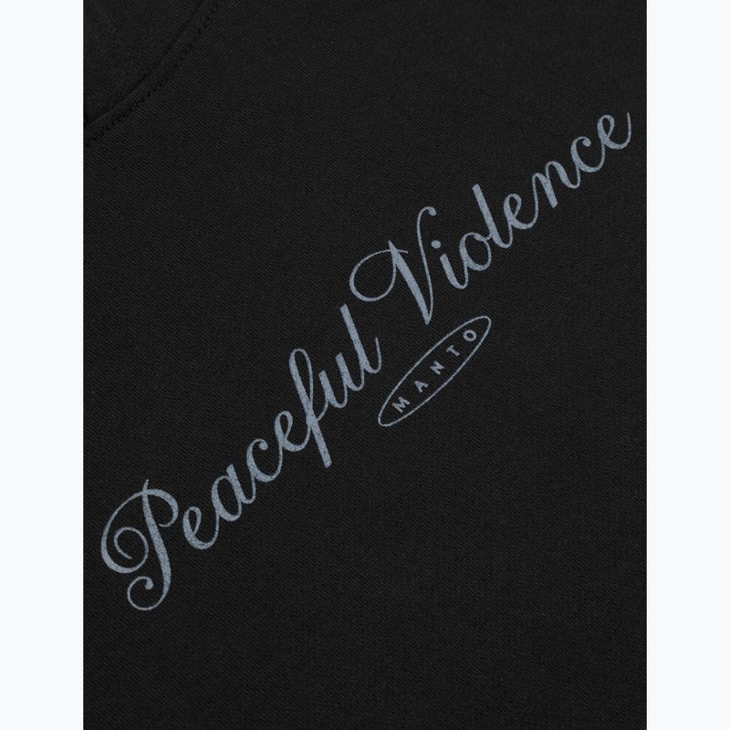 Pánska mikina MANTO Peaceful Violence Hoody black 6