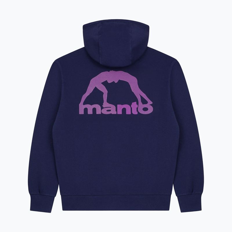 Pánska mikina MANTO Peaceful Violence Hoody dark blue 6