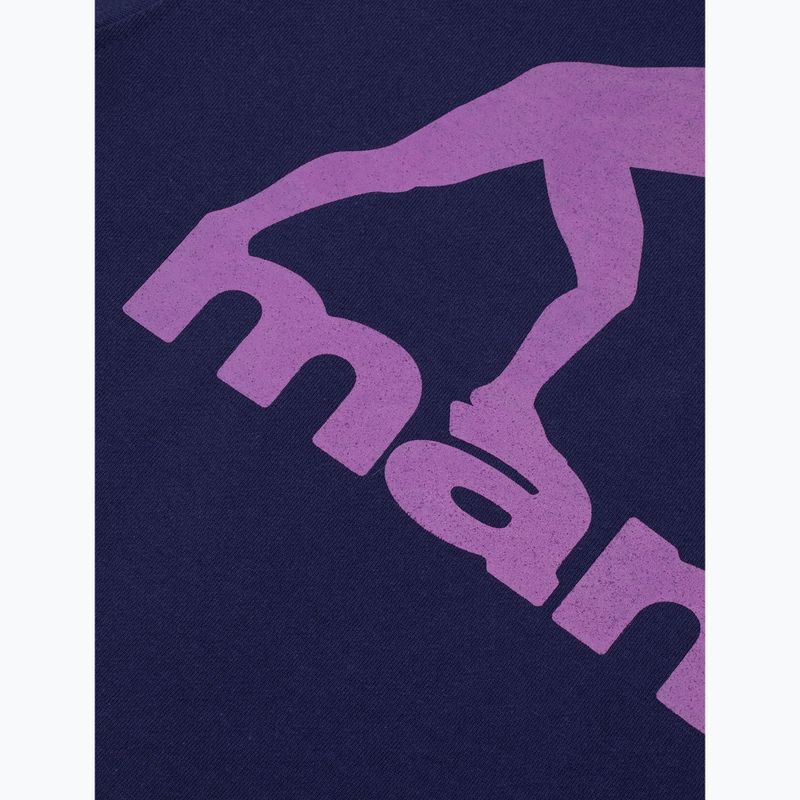 Pánska mikina MANTO Peaceful Violence Hoody tmavomodrá 8