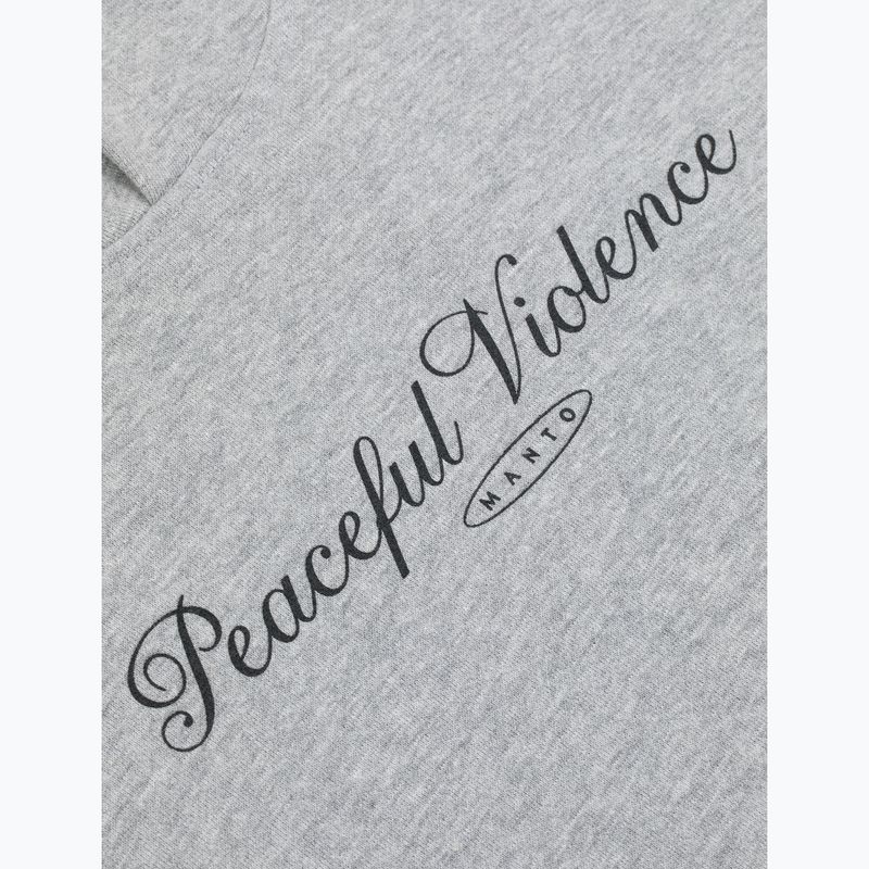 Pánska mikina MANTO Peaceful Violence Hoody grey 6
