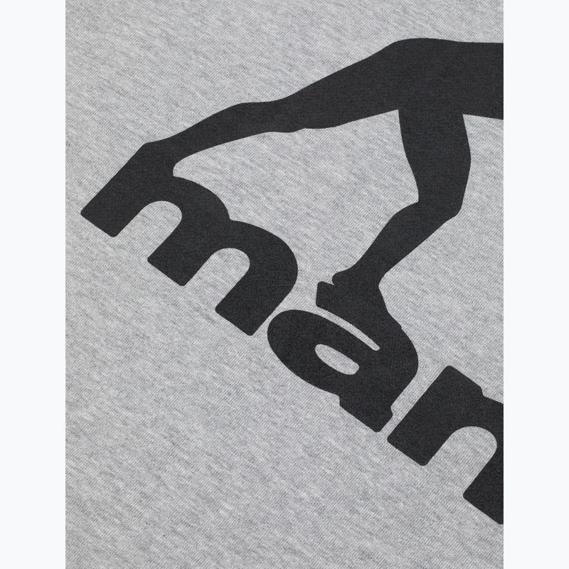 Pánska mikina MANTO Peaceful Violence Hoody sivá 7