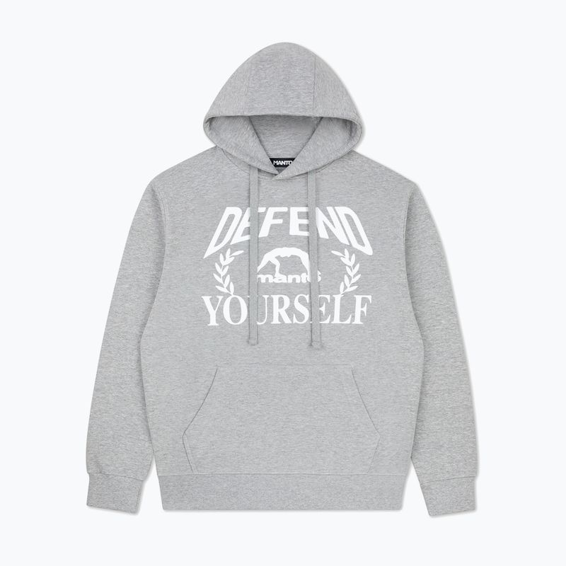 Pánska mikina MANTO Defend Hoody grey 2