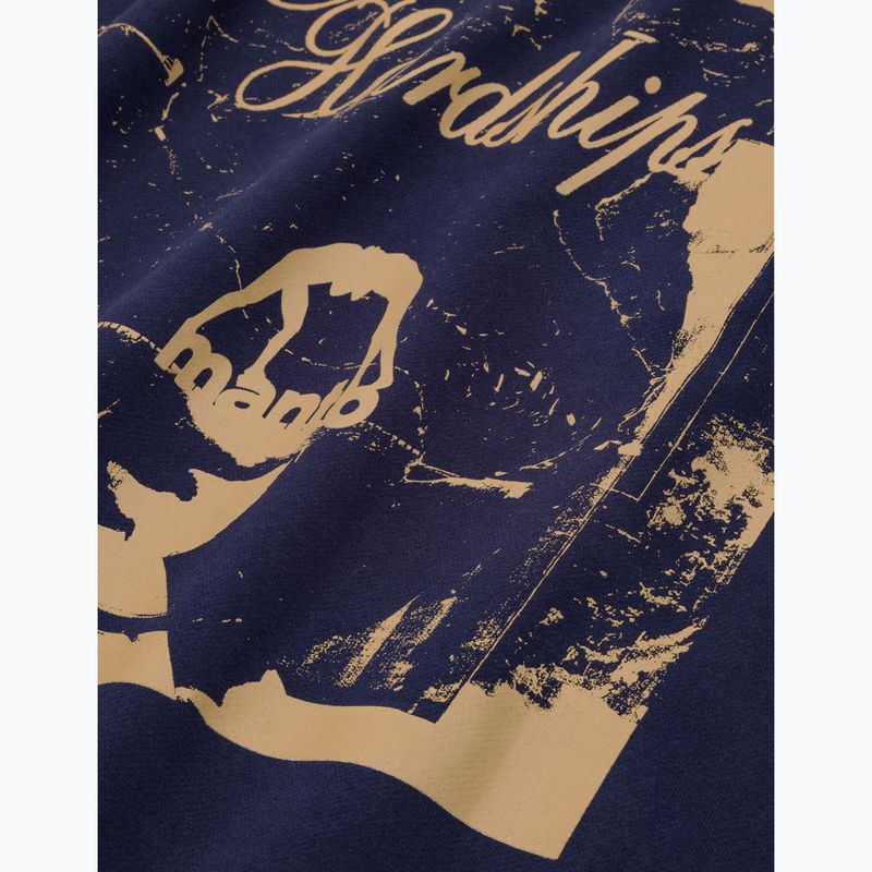 Pánska mikina MANTO Resolve Hoody dark blue 4