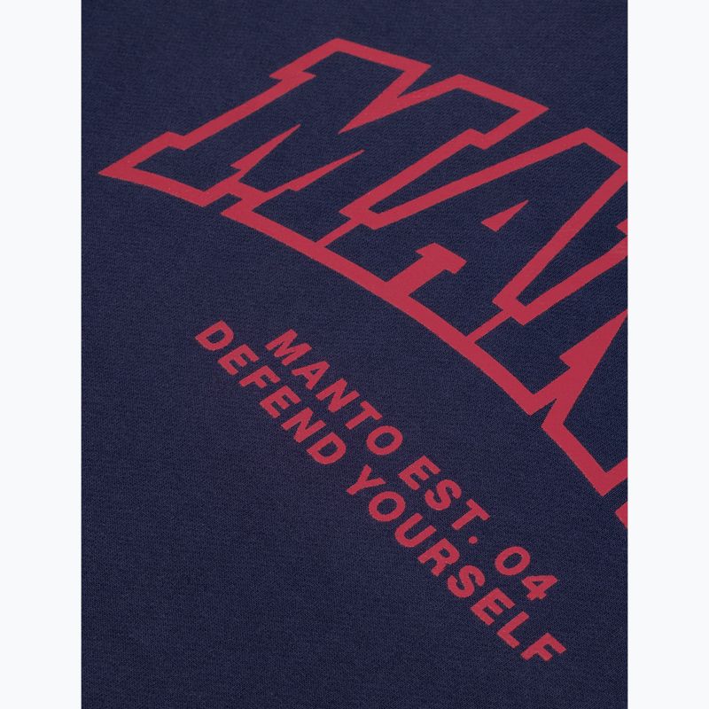 Pánska mikina MANTO Varsity 26 Hoody dark blue 3
