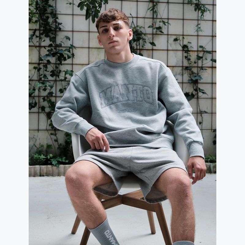 Pánska mikina MANTO Varsity 26 Hoody melange 3