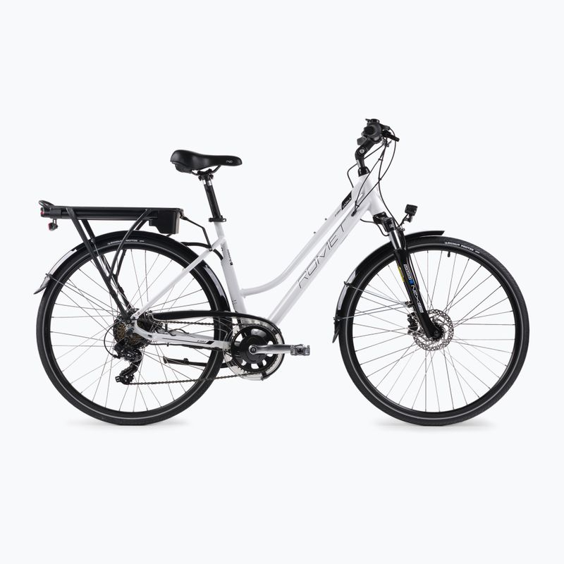 Dámsky elektrobicykel Romet Gazela RM 1 bielo-čierny R22B-ELE-28-2-P-672