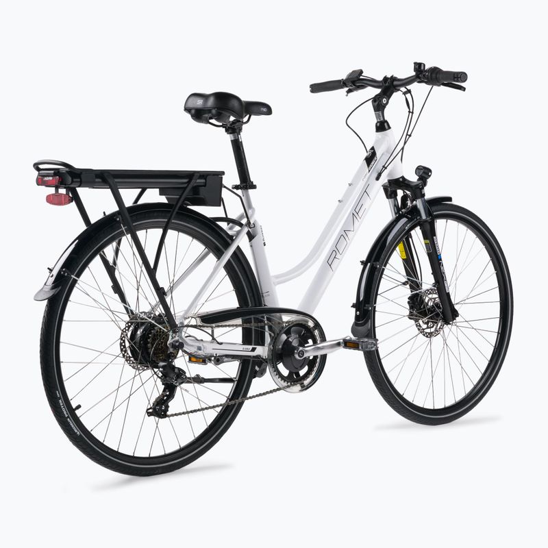 Dámsky elektrobicykel Romet Gazela RM 1 bielo-čierny R22B-ELE-28-2-P-672 3