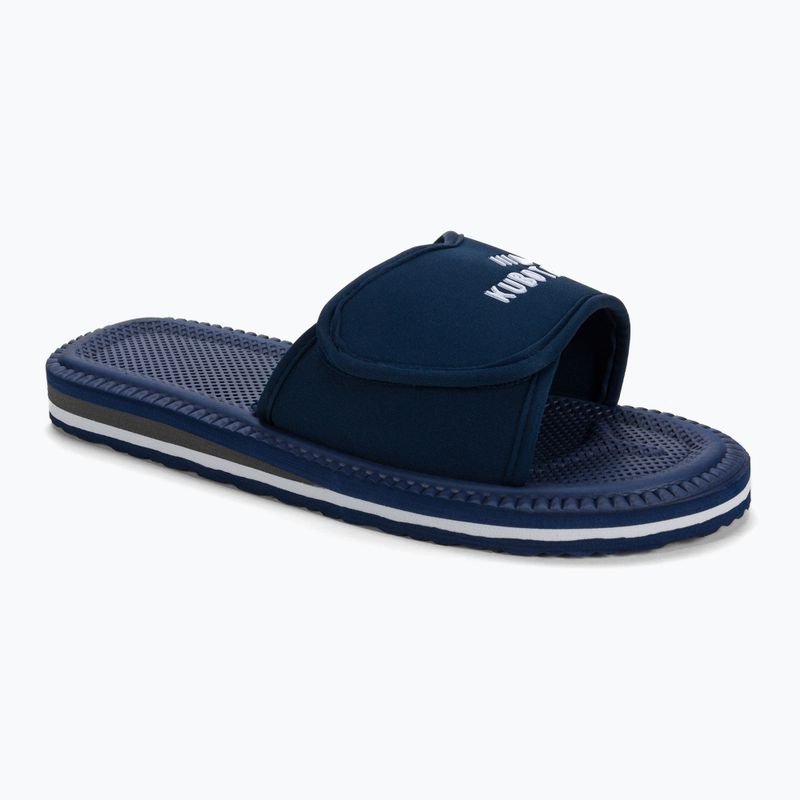 Žabky na suchý zips Kubota navy blue KKRZ02