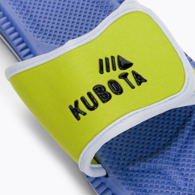 Kubota žabky na suchý zips modré/limetkové KKRZ67 7