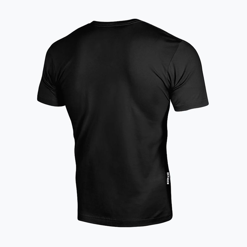Pánske tričko Octagon Small Logo black/gold 2
