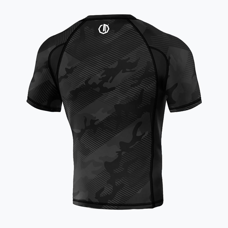 Pánsky rashguard Octagon Legion Premium black line camo 2