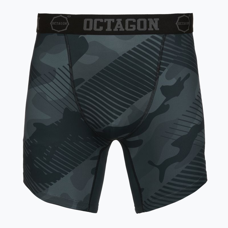 Pánske tréninkové šortky Octagon Legion Black Line black