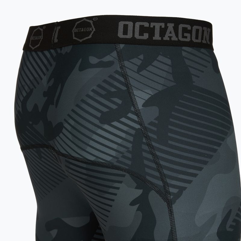 Pánske tréninkové šortky Octagon Legion Black Line black 4