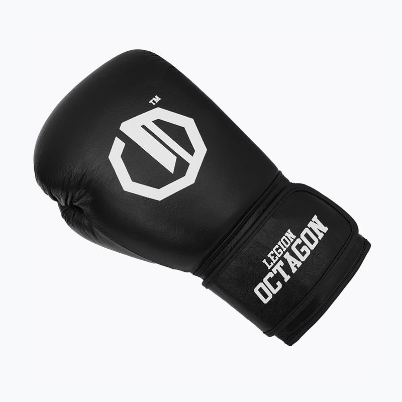 Boxerské rukavice Octagon Legion Authority black/white 3