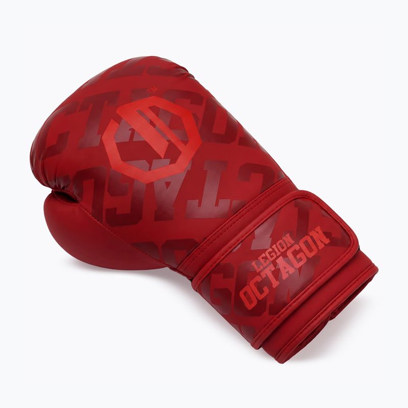 Boxerské rukavice Octagon Legion Eclipse red 3