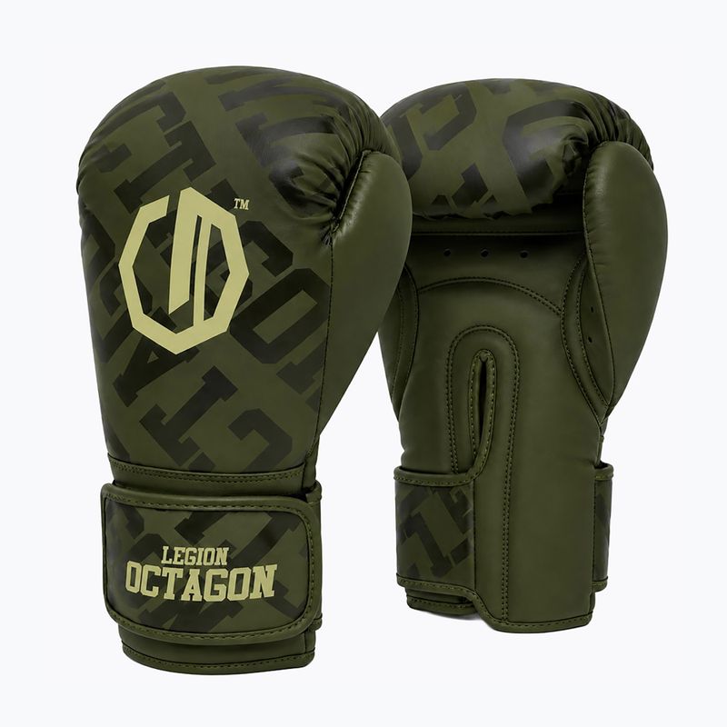Boxerské rukavice Octagon Legion Eclipse khaki 2