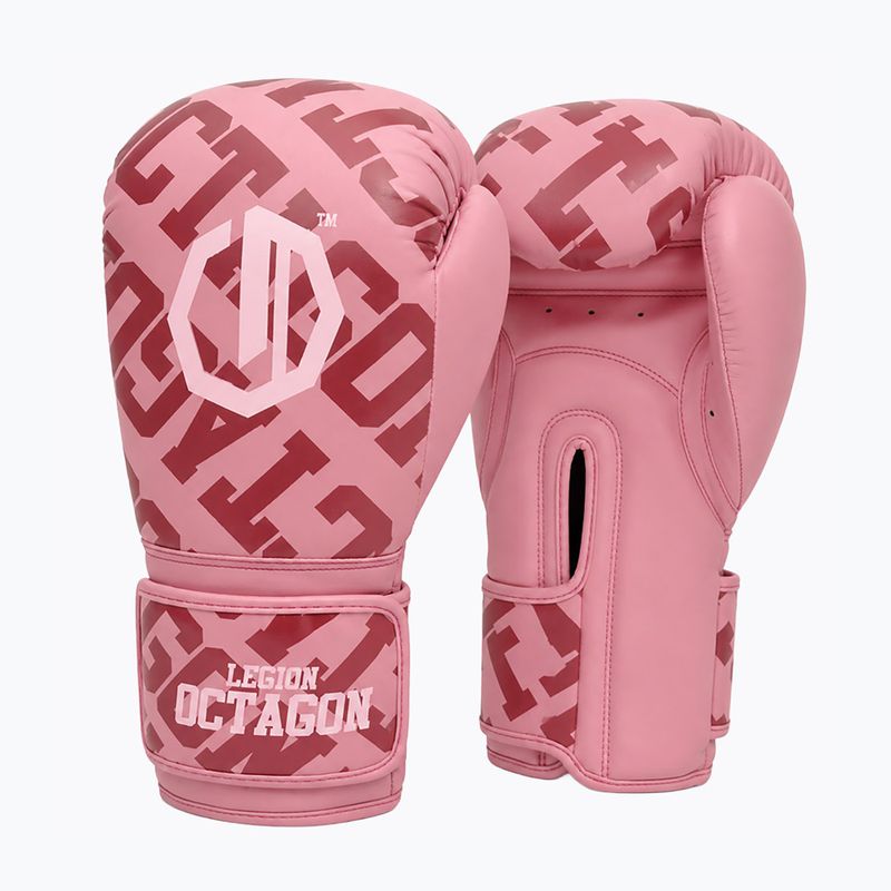 Boxerské rukavice Octagon Legion Eclipse pink 2