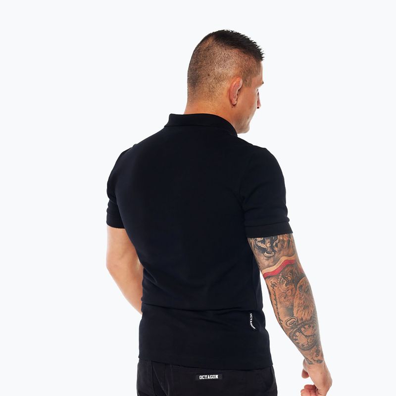 Pánske polo tričko Octagon Legion HFT Polo black 2