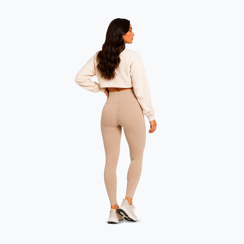Dámske tréningové legíny Octagon Legion Ribber beige 7