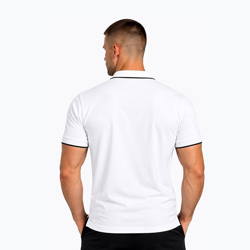 Pánske polo tričko Octagon Legion Tipped Small Logo 3D Polo white 2